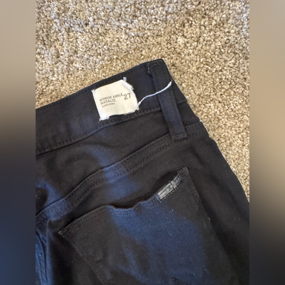 Hudson Jeans Natalie Super Skinny in Black